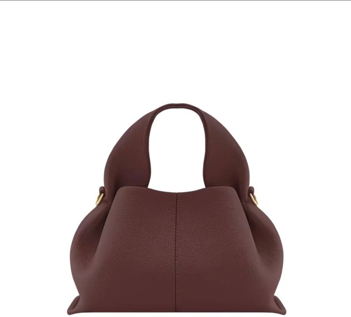 Luxury Soft Leather Hobo Shoulder Bag Women’s Large Handbag Slouchy Tote