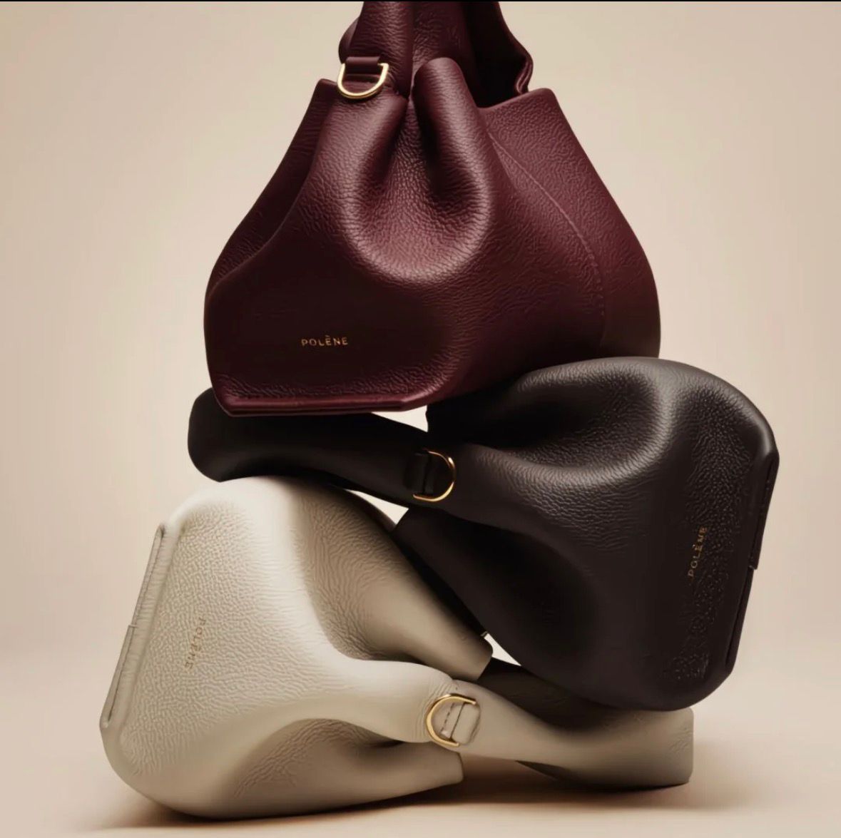 Luxury Soft Leather Hobo Shoulder Bag Women’s Large Handbag Slouchy Tote