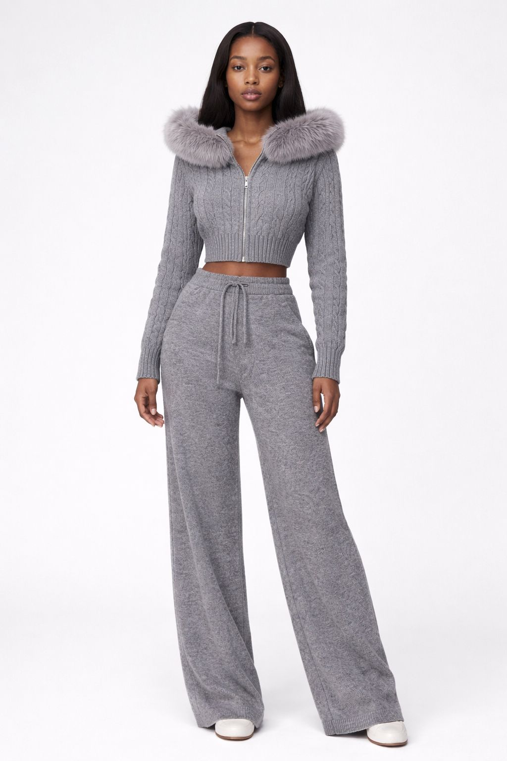 Women’s Knitted Tracksuit Set