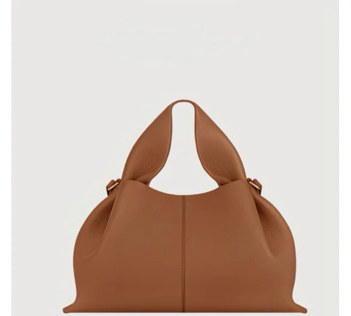 Luxury Soft Leather Hobo Shoulder Bag Women’s Large Handbag Slouchy Tote